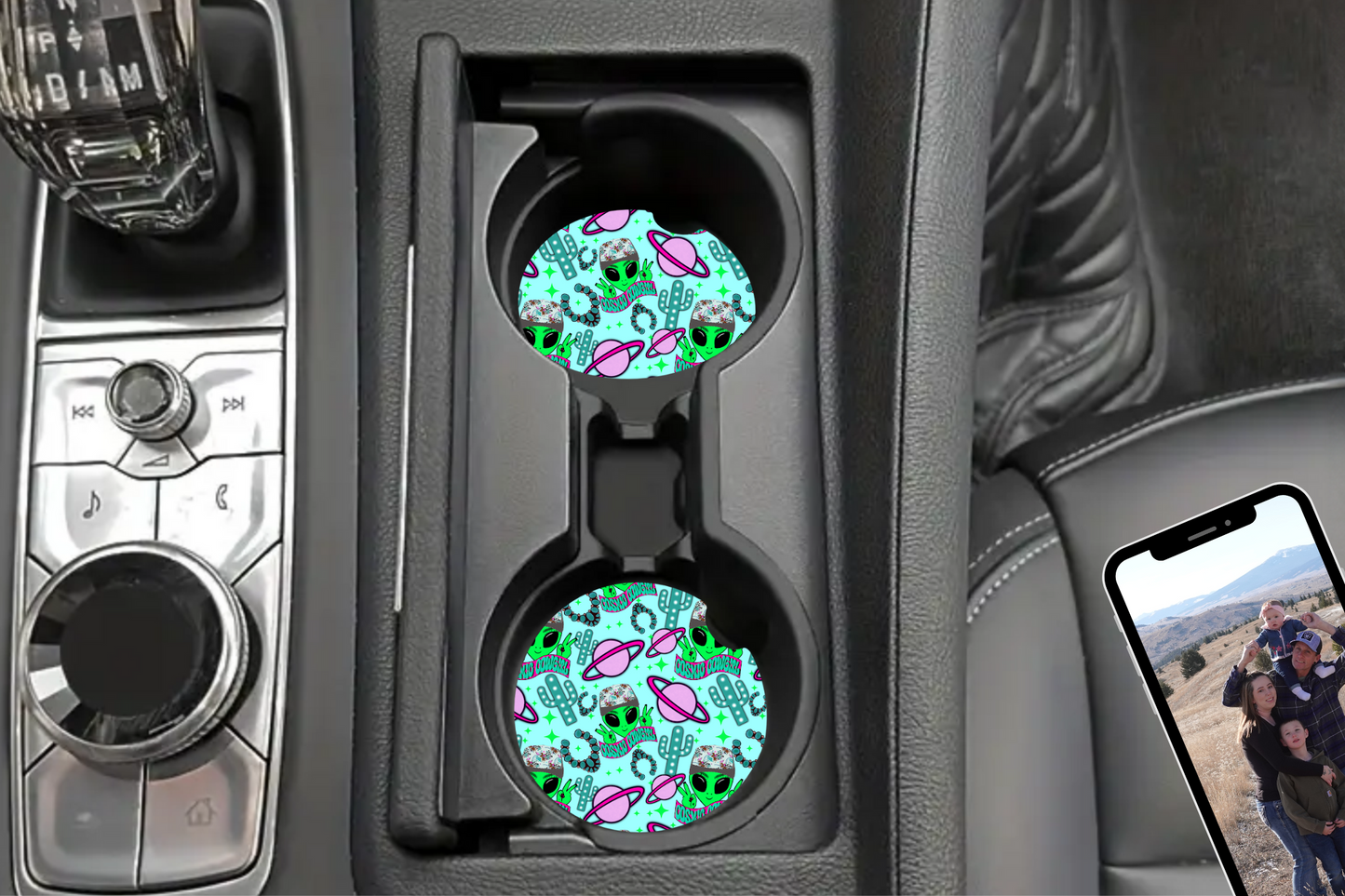 Cosmic Cowgirl Coasters