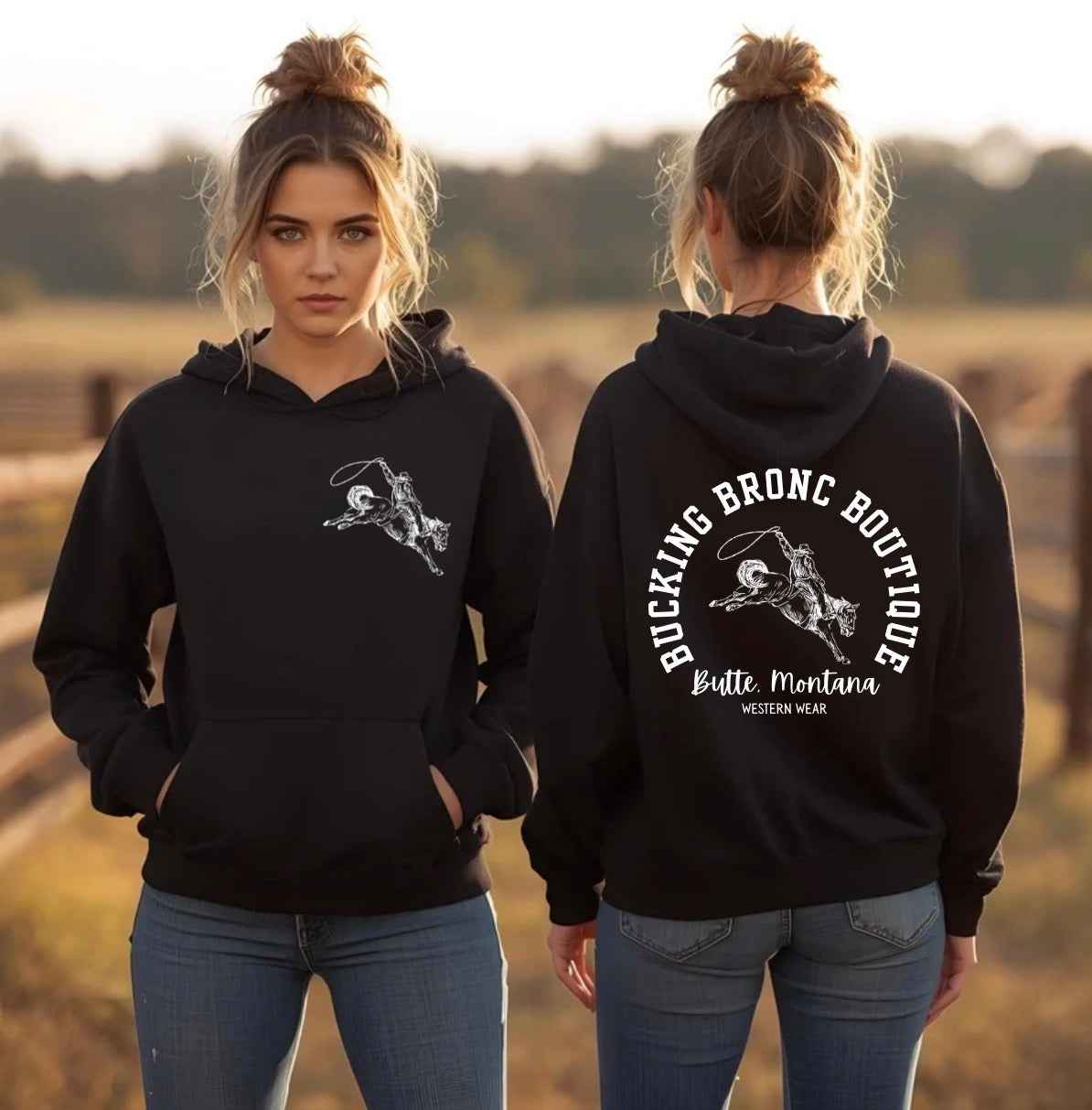 Bucking Bronc Boutique Hoodie