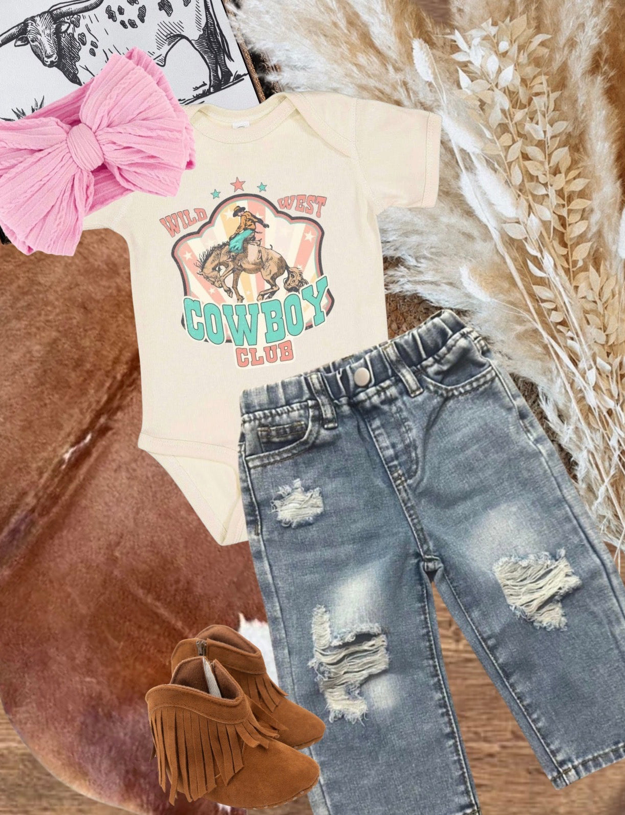 Wild West Cowboy Club Onesie