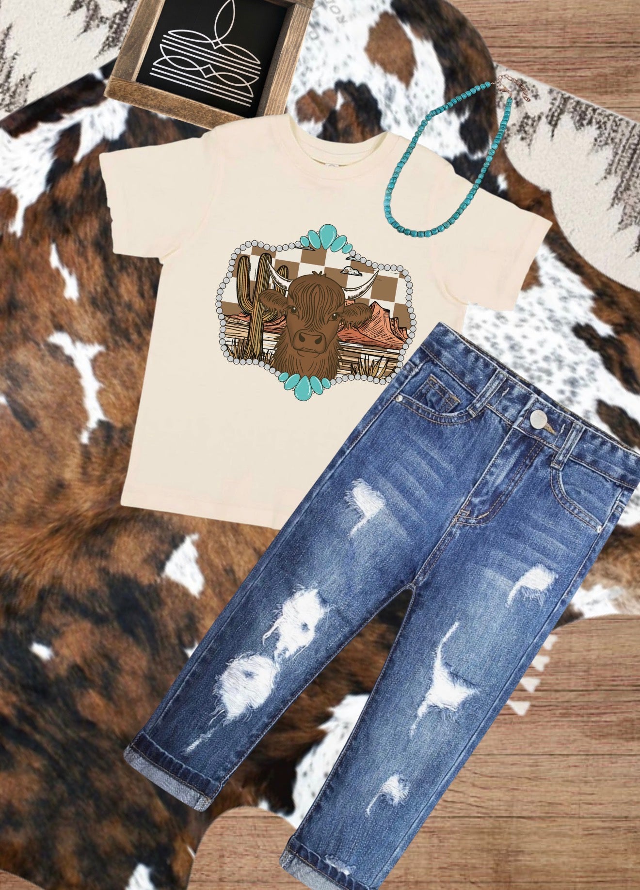 Wild West Highland Onesie/Toddler/Youth Tee