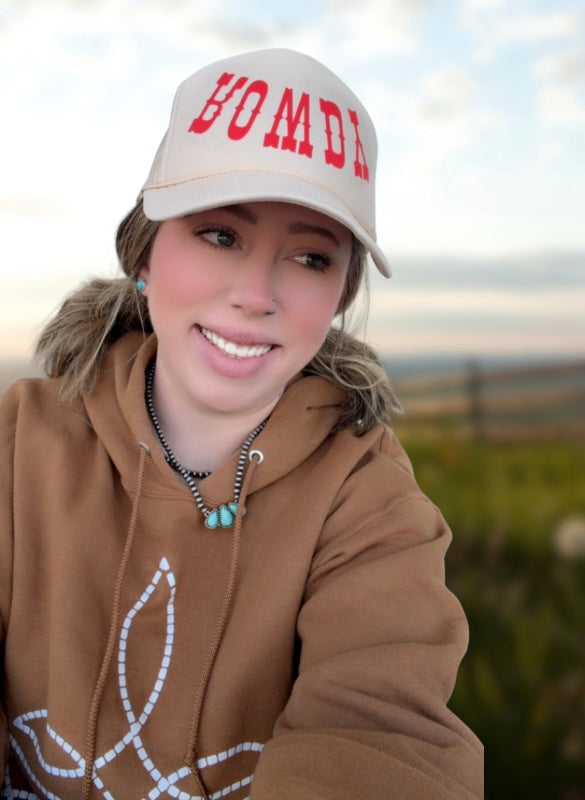 Upside down Rowdy Trucker Hat
