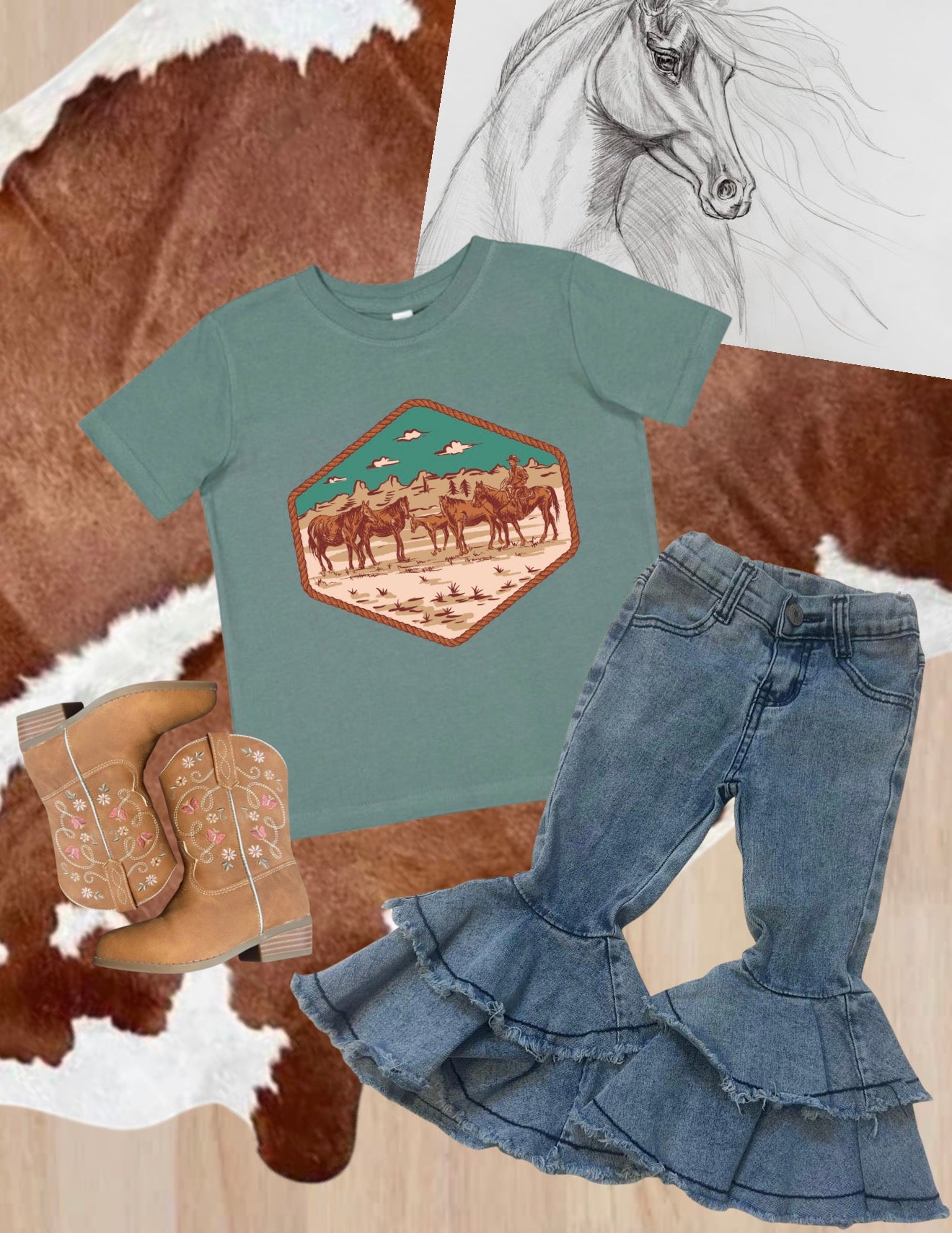 Desert Cowboy Tee (Onesie/Toddler/Youth)