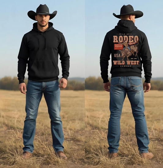 Wild Bull Rodeo Show Hoodie