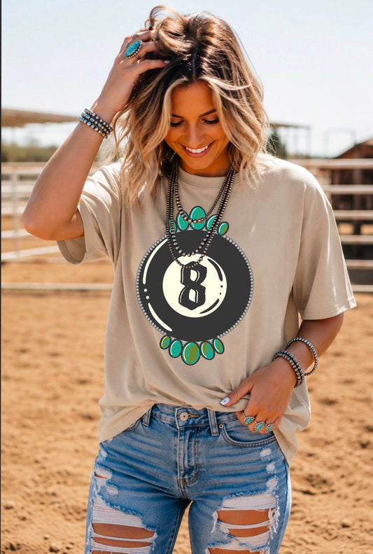 Lucky No. 8 Graphic Tee