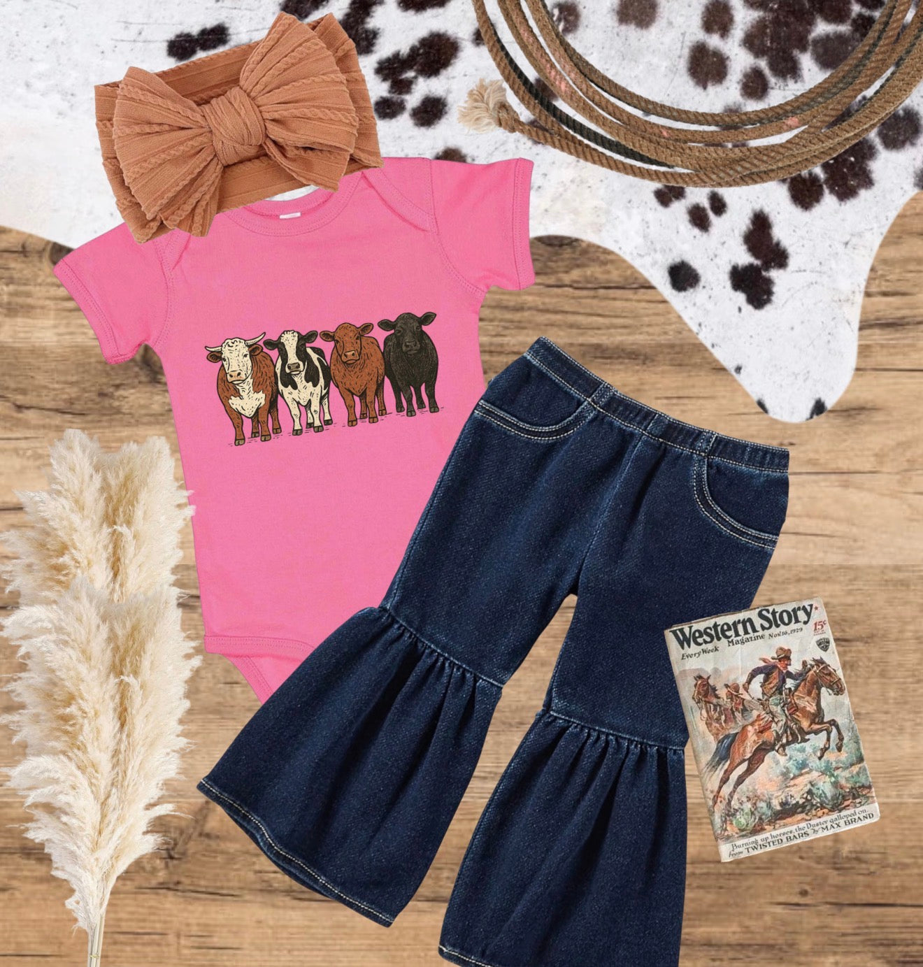 Hereford Cows (Onesie/Toddler/Youth) Tee