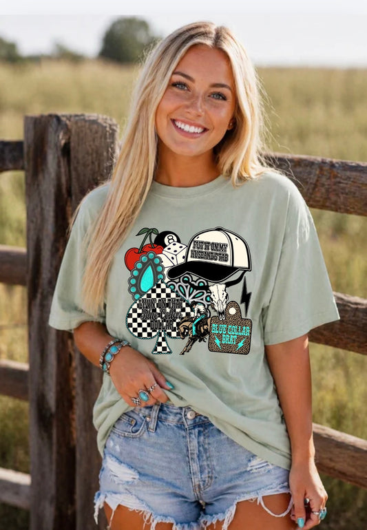 Blue Collar Brat Graphic Tee