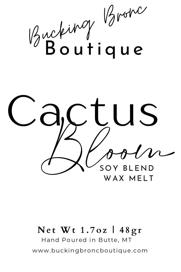 Cactus Bloom Soy Blend Wax SnapBar