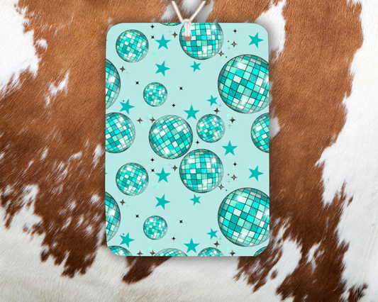 Turquoise Disco Freshie