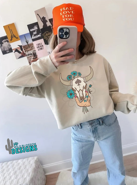 Daisy Bull Skull Crew