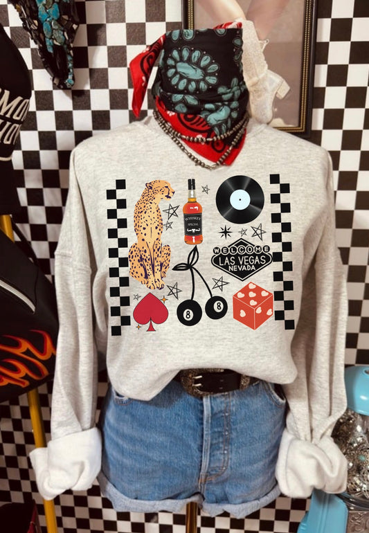Casino Collage Sweatshirt