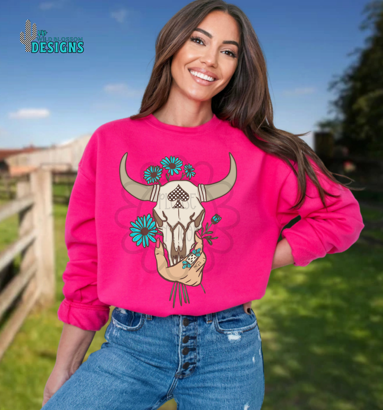 Daisy Bull Skull Crew