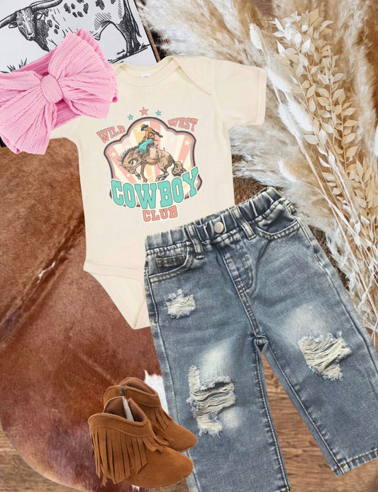 Wild West Cowboy Club Onesie