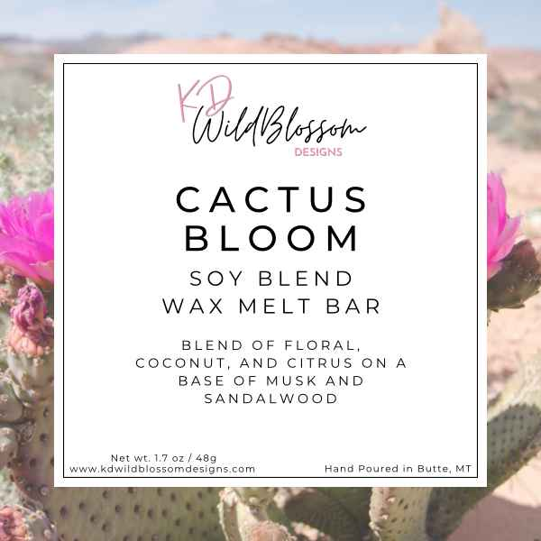 Cactus Bloom Soy Blend Wax SnapBar
