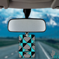 Checkered Spade Felt Freshie