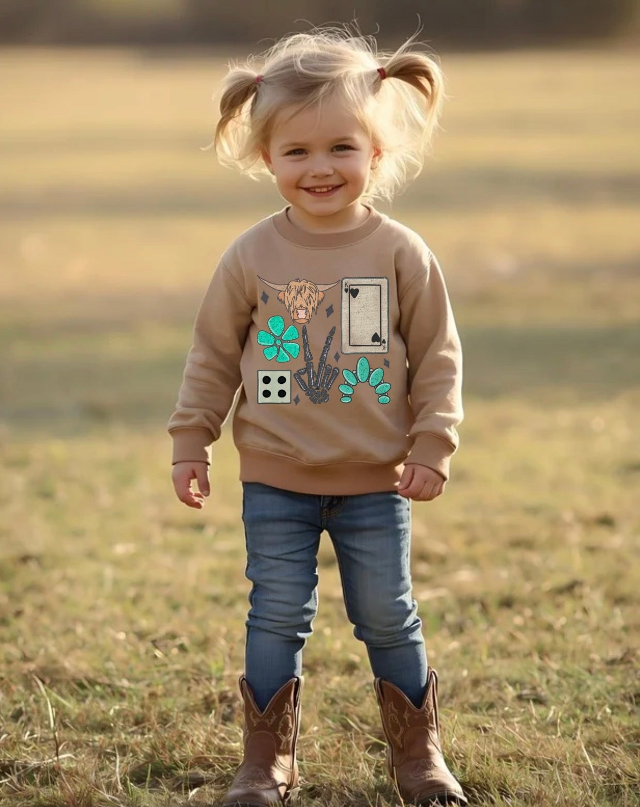 Embroidered Collage Sweatshirt