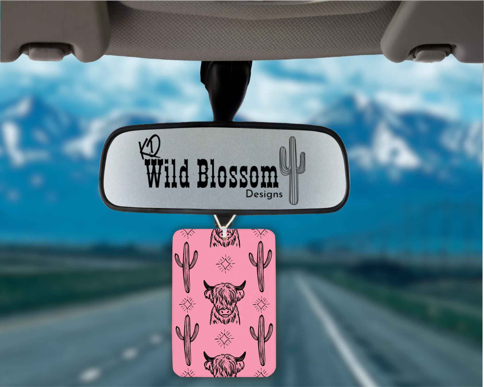 Highland Cow Felt Freshie