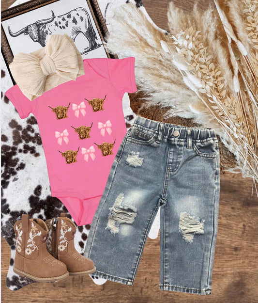 Highlands & Bows Coquette Onesie