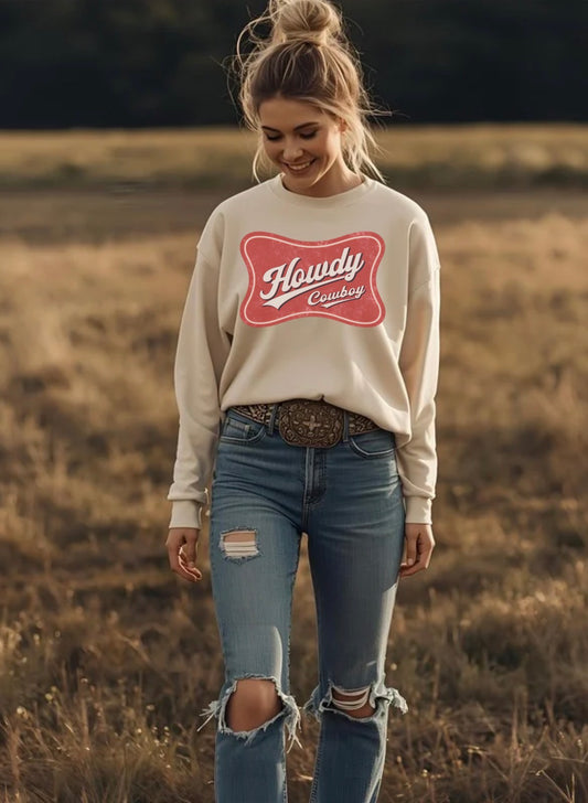 Howdy Cowboy Sweatshirt