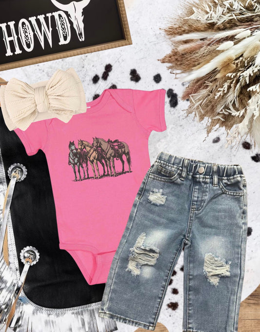 Horses Tee (Onesie/Toddler/Youth)