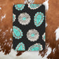 Turquoise Concho Felt Freshie