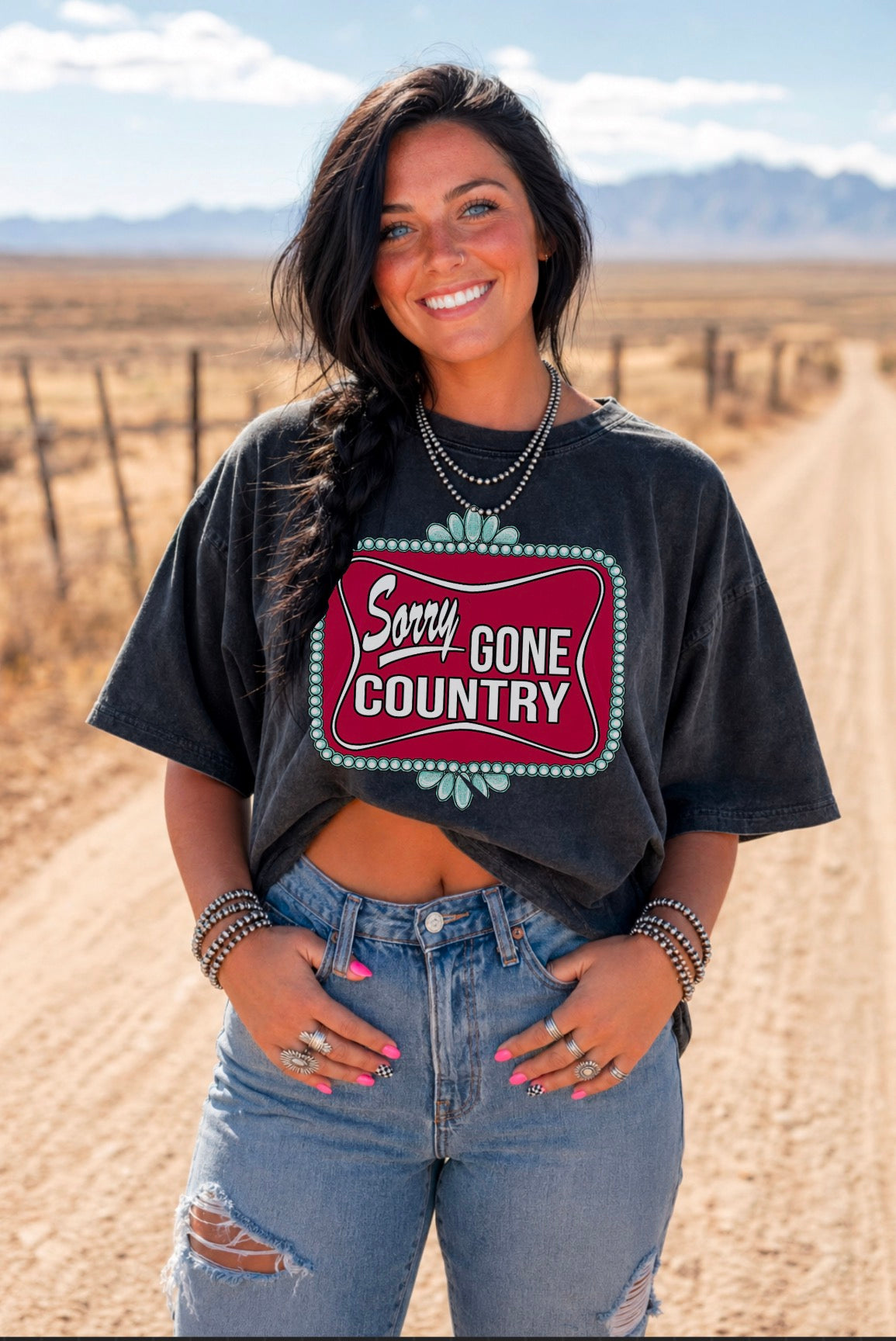 Sorry Gone Country Graphic Tee