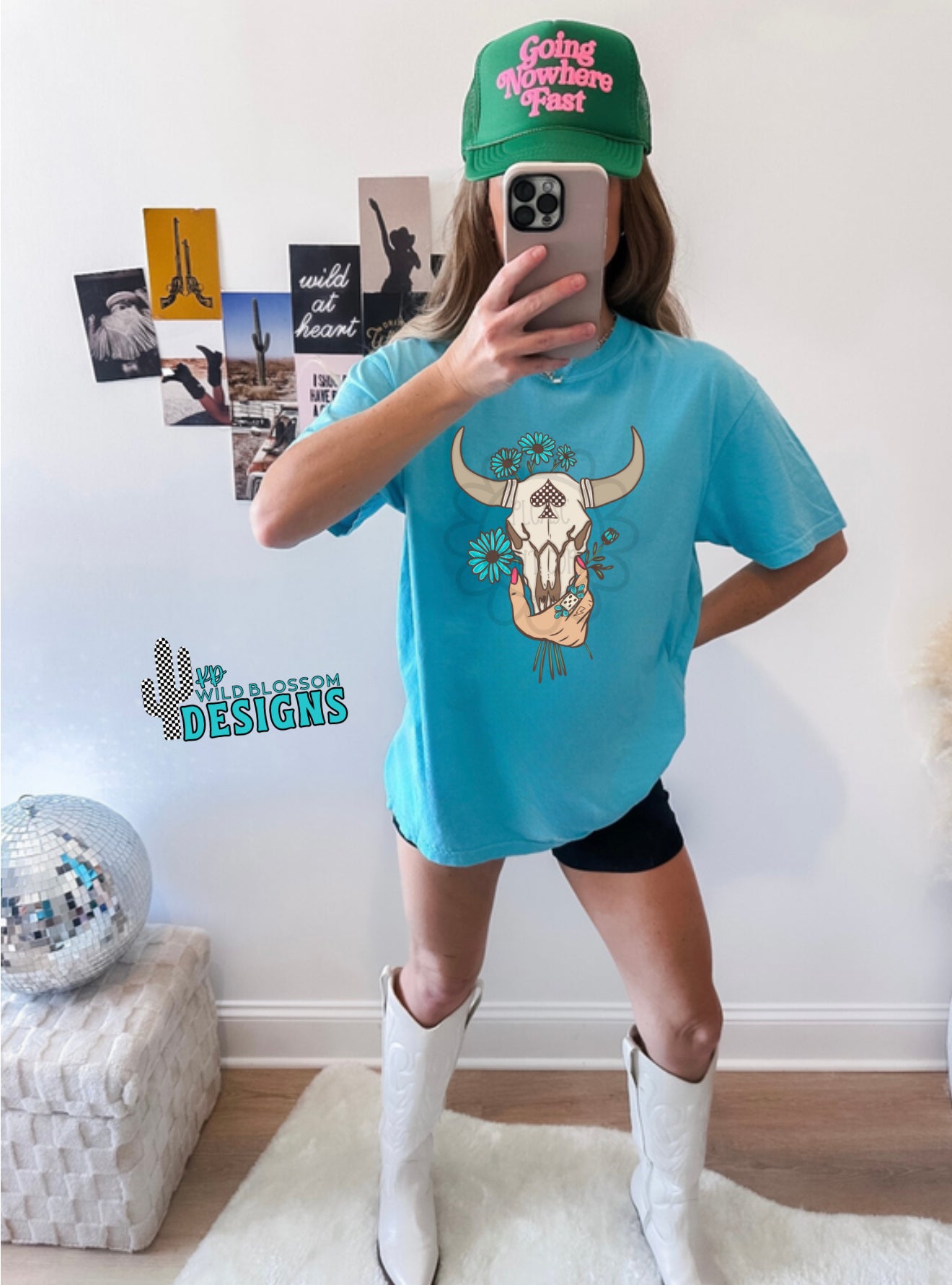 Daisy Bull Skull