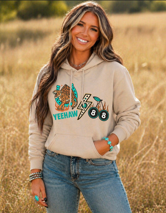 Western Tiger Yeehaw Hoodie