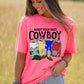 Shoot Your Shot Cowboy Graphic Tee