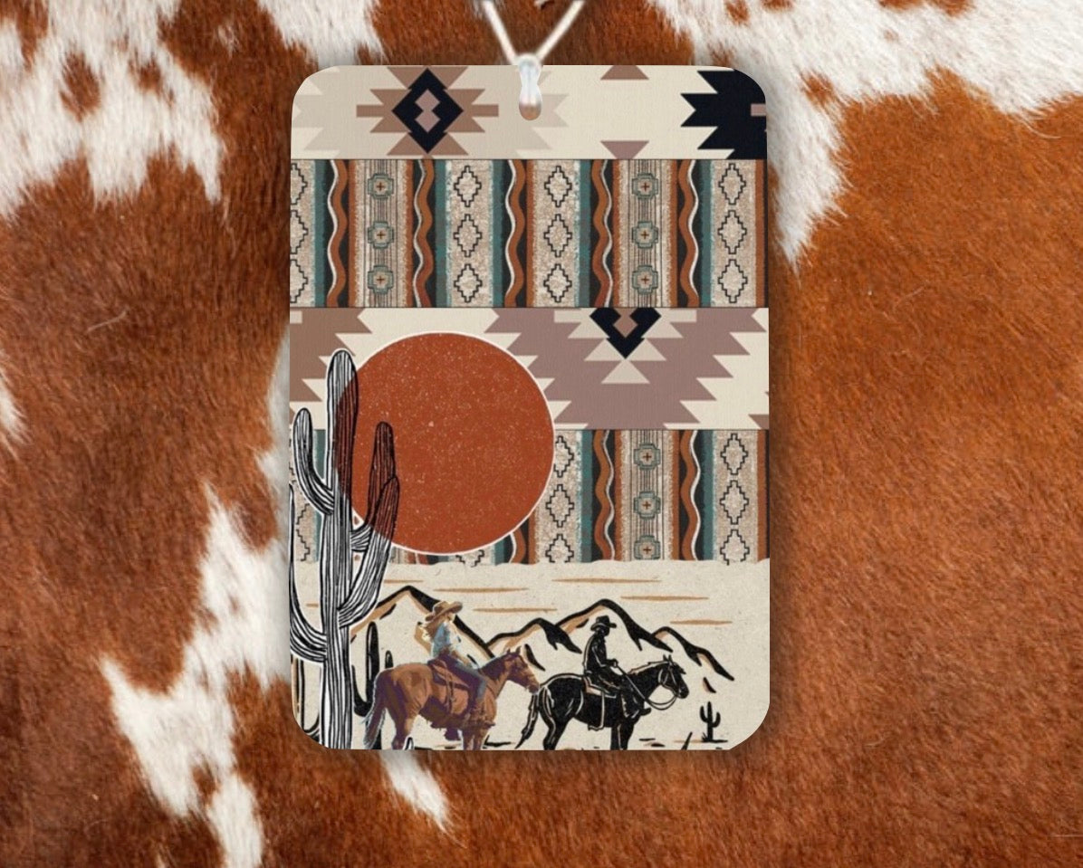 Cowboy Desert Felt Freshie