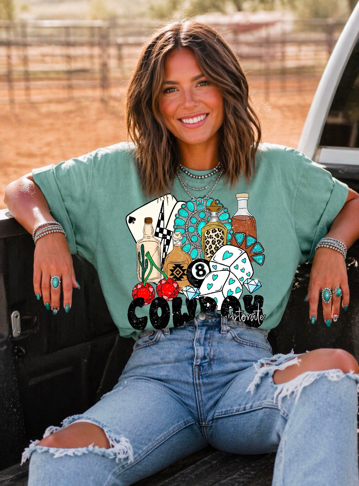 Cowboy Kryptonite Graphic Tee