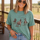 Cowboy Steer Roping Graphic Tee