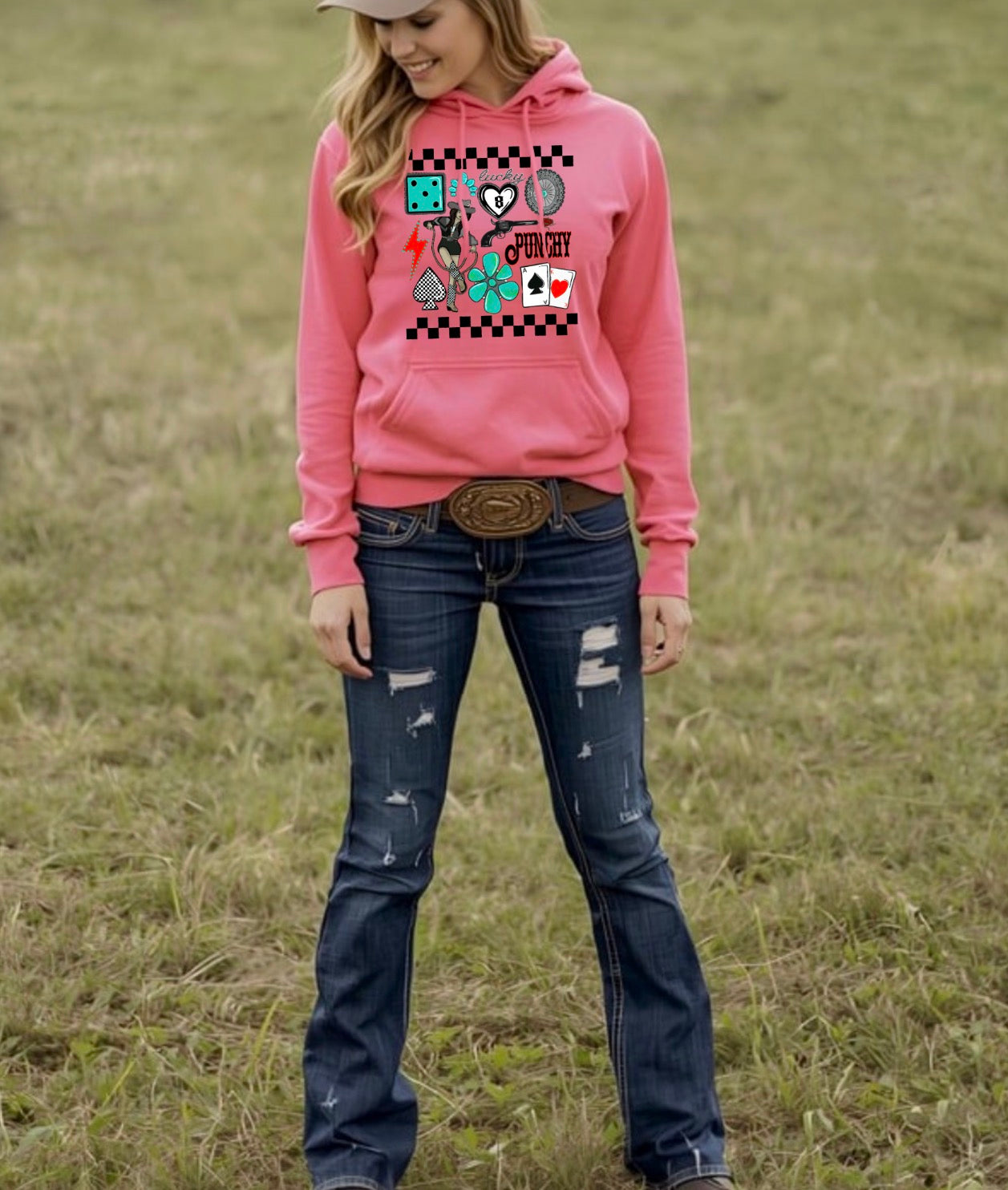 Punchy Collage Hoodie
