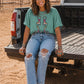 Floral Horse Bit Graphic Tee
