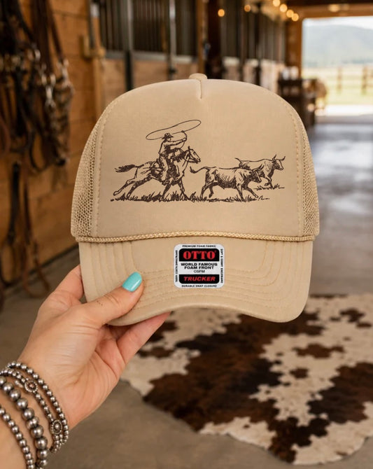 Cowboy Roundup Trucker Hat