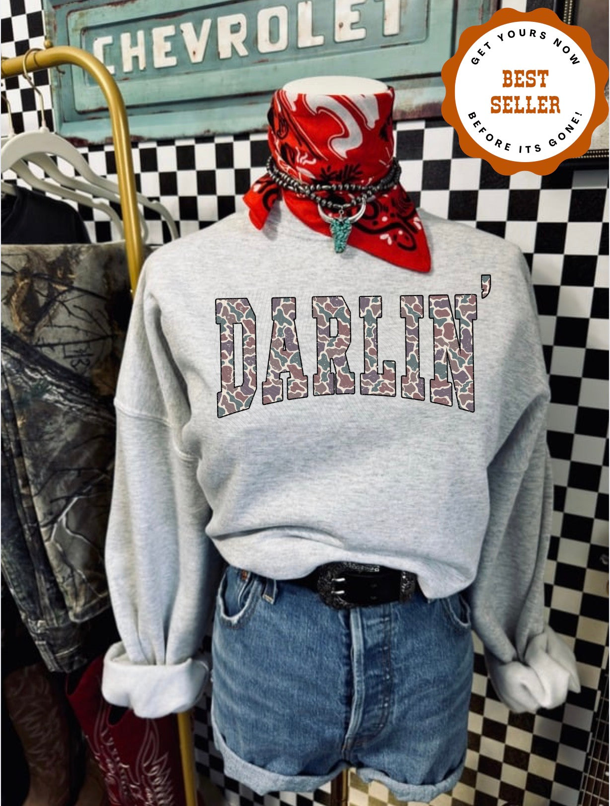 Camo Darlin' Sweatshirt