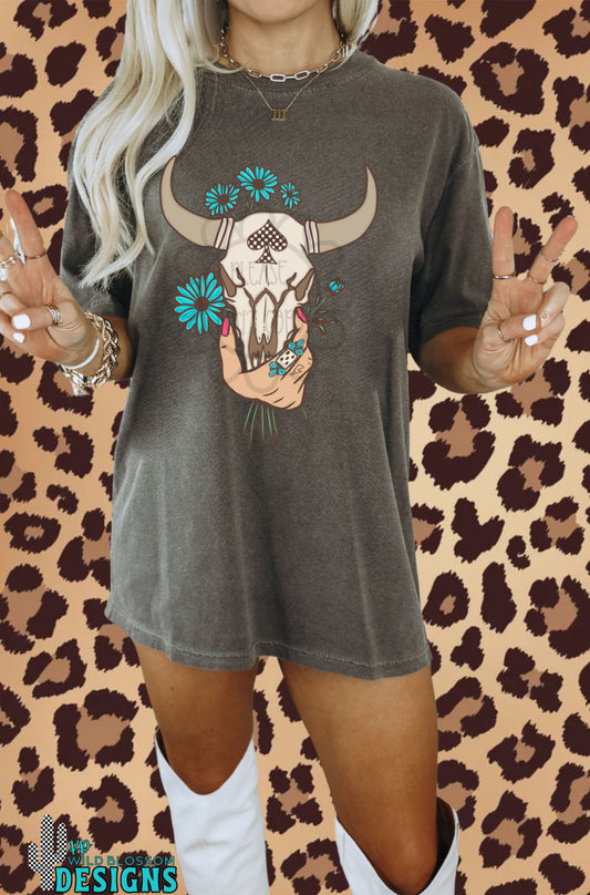 Daisy Bull Skull