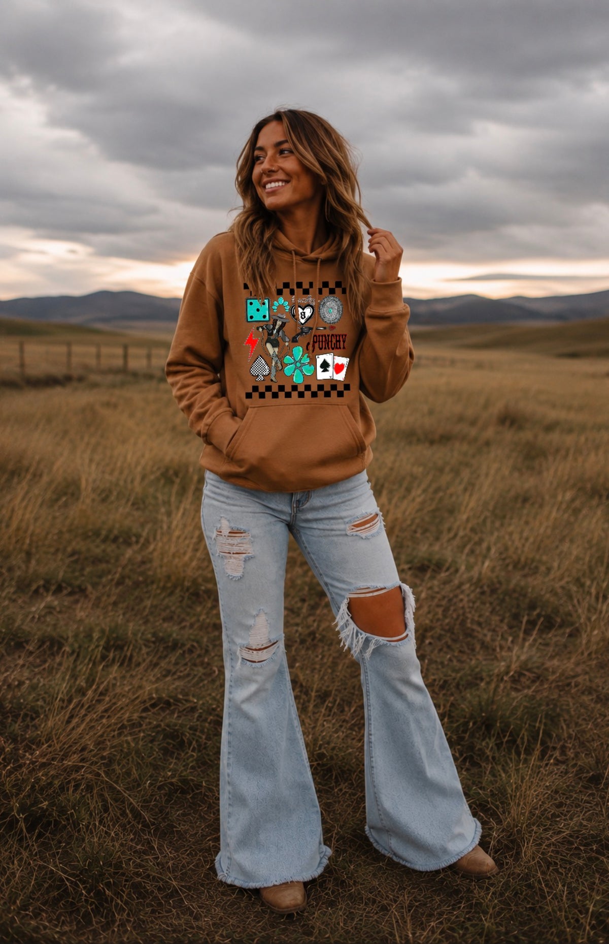 Punchy Collage Hoodie