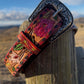 American Darling- Rose Painted Hand-tooled Leather Belt