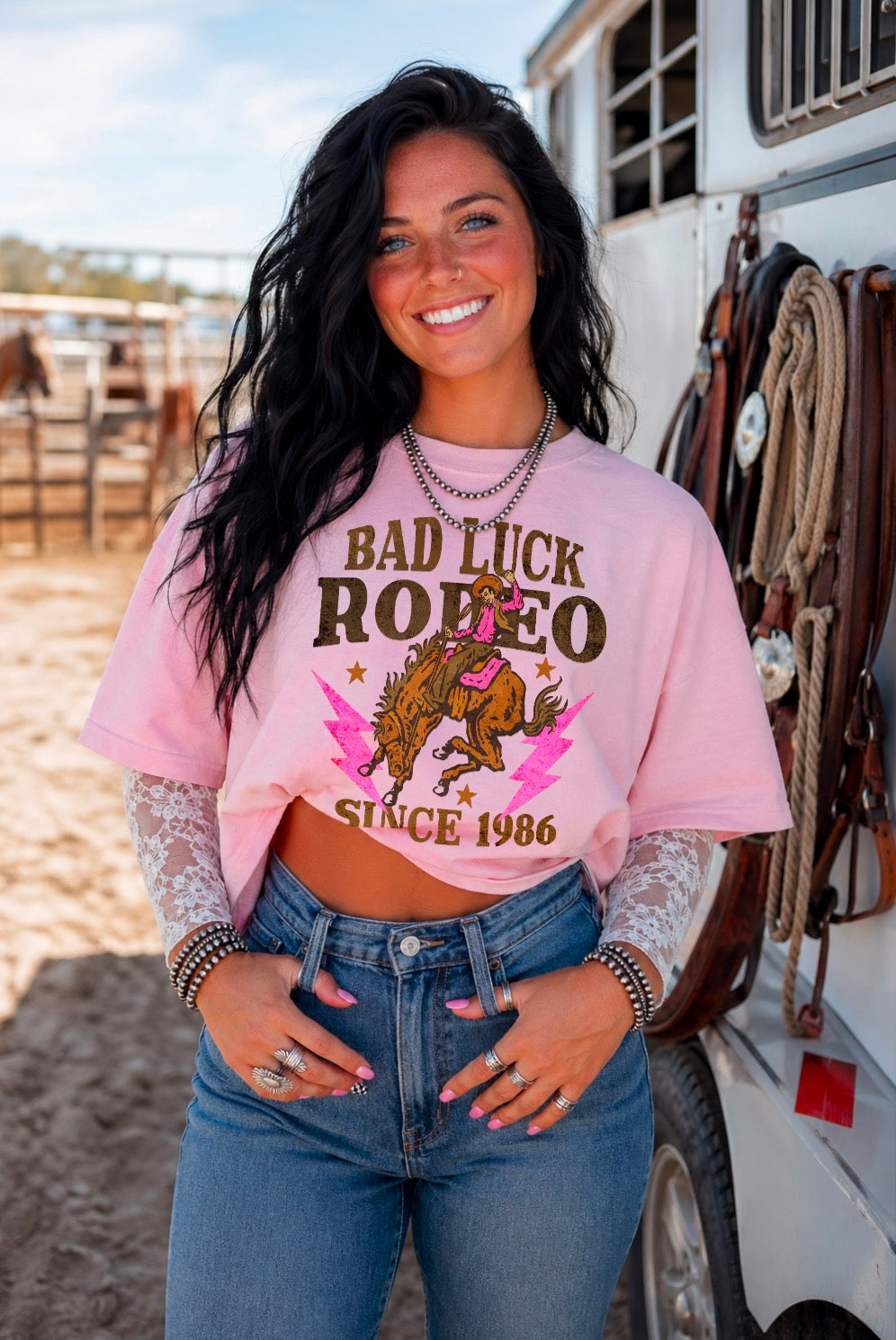 Bad Luck Rodeo Graphic Tee