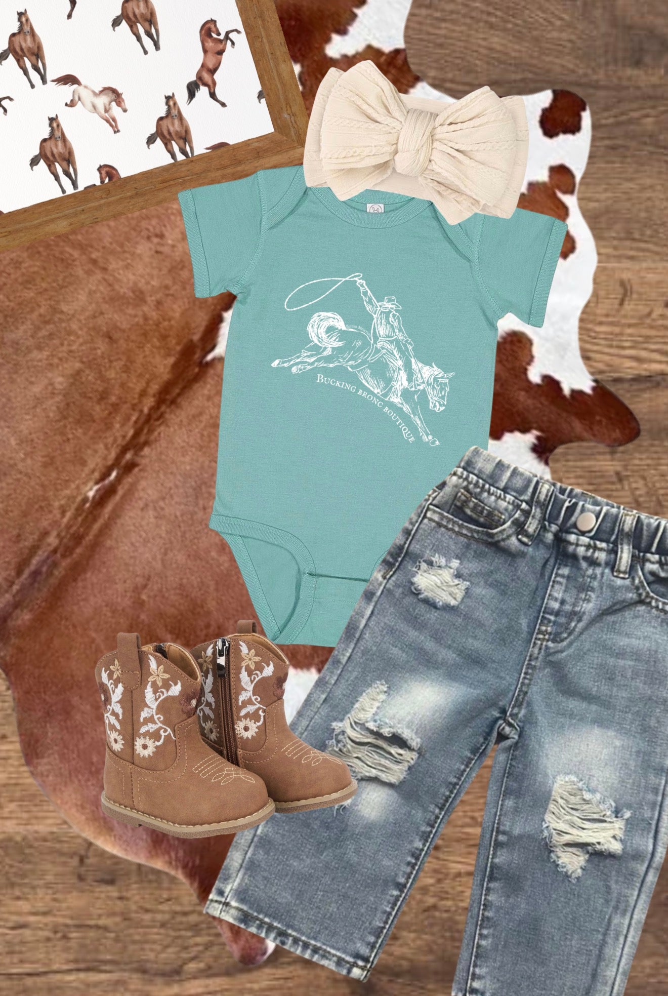 Bucking Bronc Boutique Tee (Onesie/Toddler/Youth)
