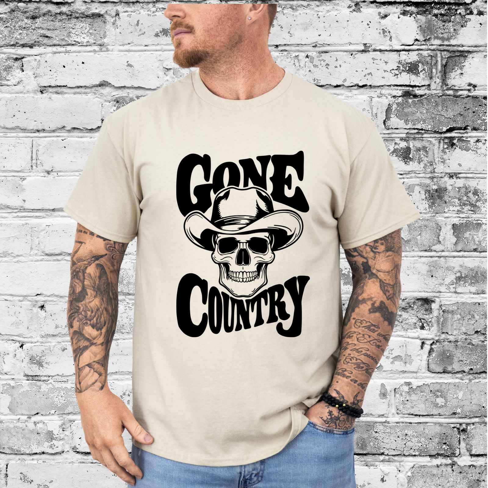 Gone Country Shirt Natural
