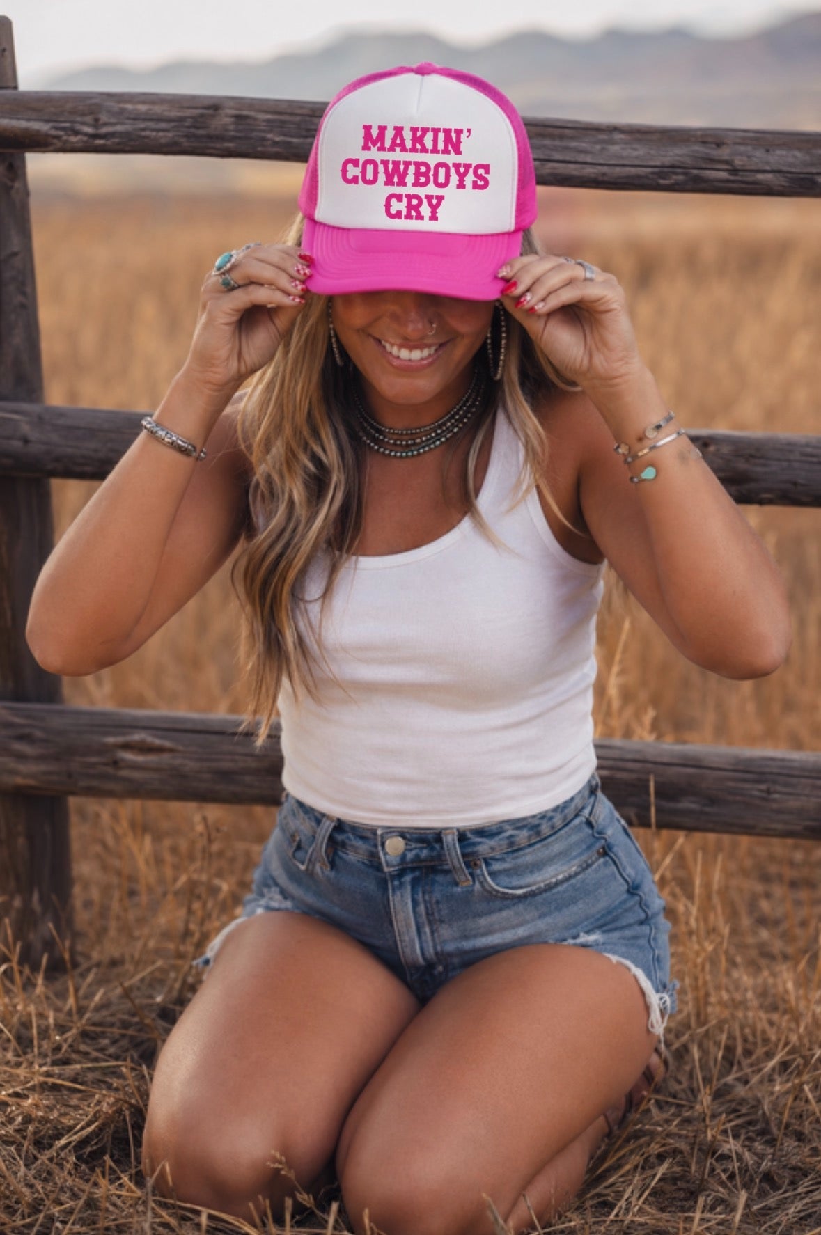 Makin’ Cowboys Cry Trucker Hat