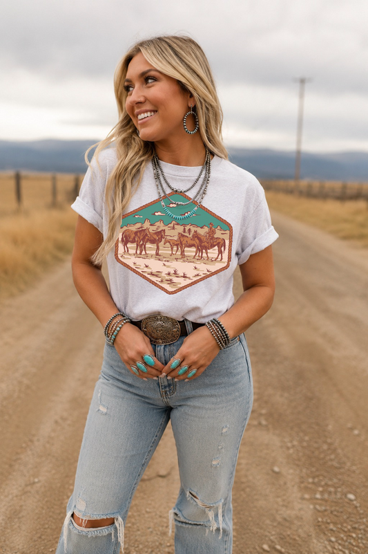 Desert Cowboy Graphic Tee