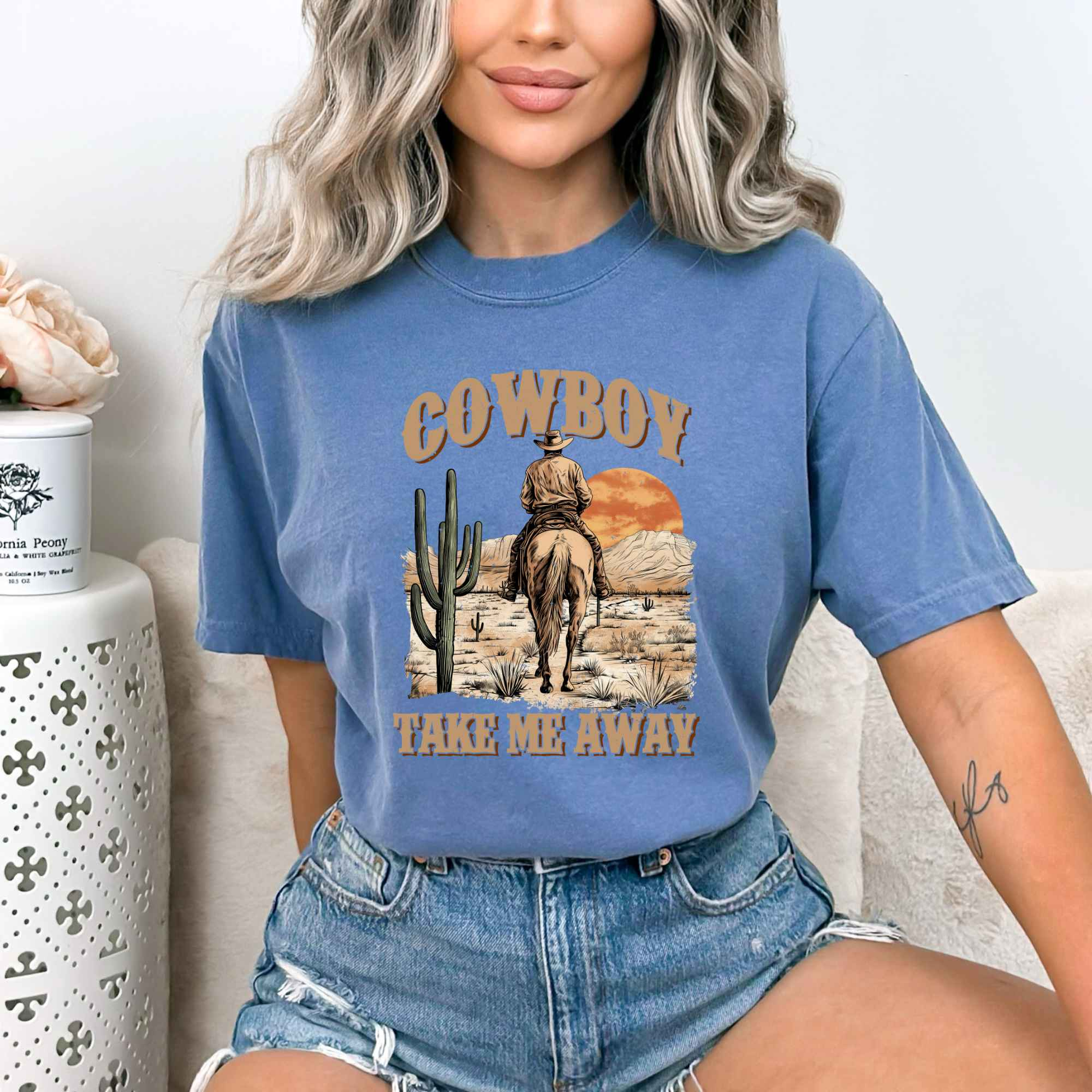 Cowboy Take Me Away Tee