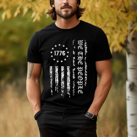 We the People Shirt Black